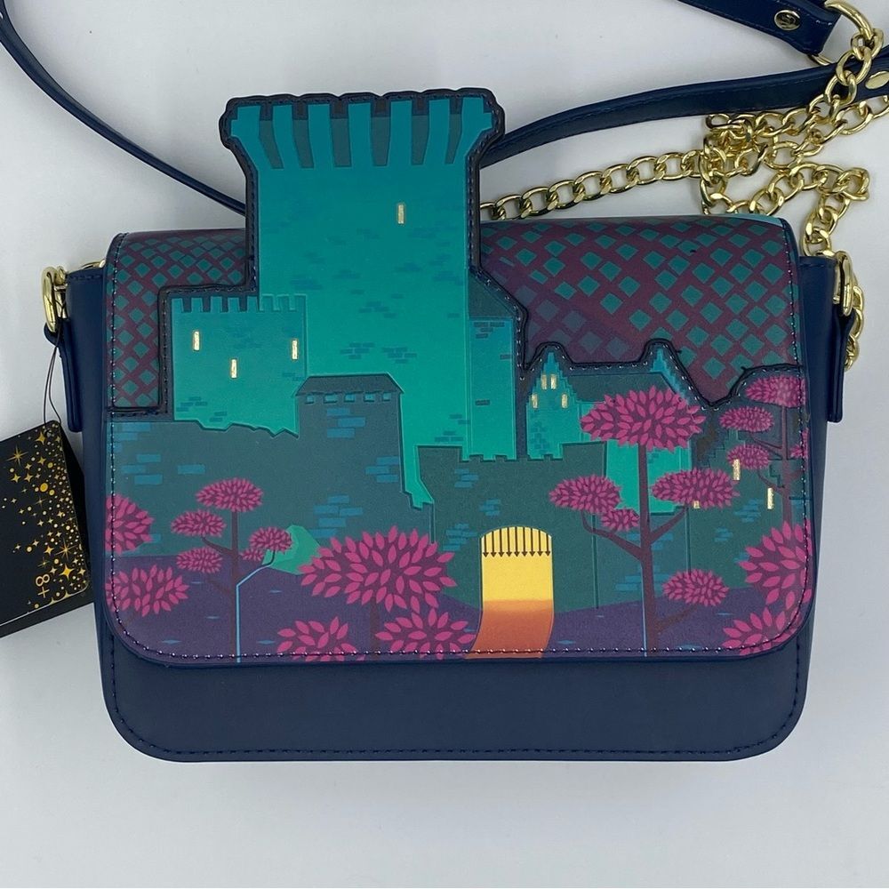 NWT Loungefly Disney Brave Castle Crossbody Purse - Picture 2 of 10
